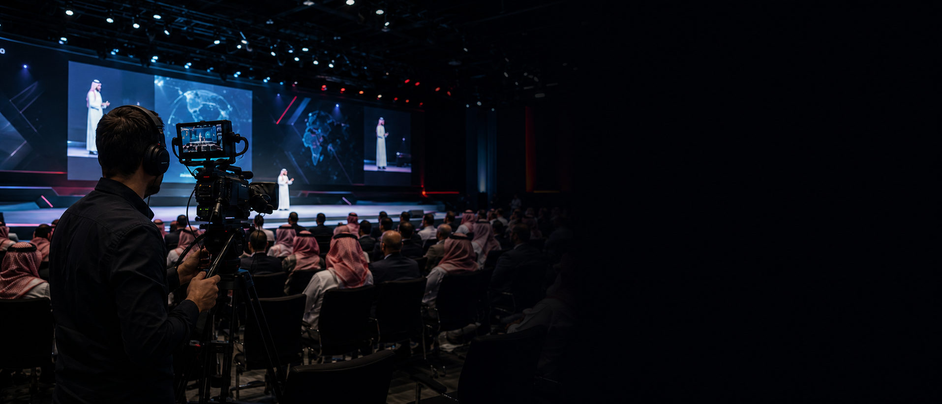 مصوّر محترف يوثّق مؤتمراً كبيراً في الرياض